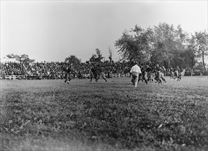 Football - Georgetown-Carlisle Game; Glenn Warner, 1912.
