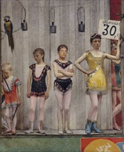 Grimaces et misère - Les Saltimbanques (acrobates), 1888.