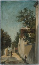 Rue Saint-Vincent in Montmartre, 18th arrondissement, 1875.