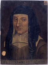 Portrait of Louise Legras, born of Marillac (1591-1622), c1660.