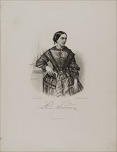 Portrait of Clara Schumann (1819-1896), 1865. Private Collection.