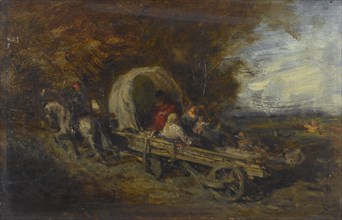 Le chariot, between 1843 and 1844.