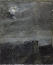 Crépuscule, effet de lune, between 1850 and 1875.