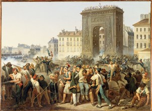 Combat de la porte Saint-Denis, 28 juillet 1830, 1830.