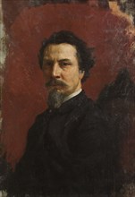 Self-Portrait, End of 1870s-Early 1880s. Creator: Siemiradzki, Henryk (1843-1902).