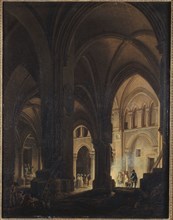 Interior of church of the Saints-Innocents , 1787.