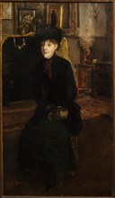 Portrait of Mary Cassat (1845-1926), painter, 1885.