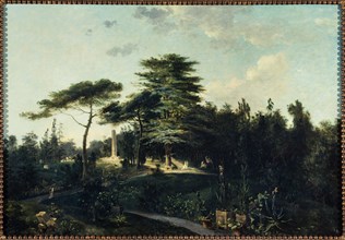 The Cedar of Lebanon, in the Jardin des Plantes, c1800.