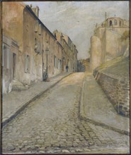 Rue Cortot in Montmartre, seen from rue des Saules, 1898.