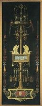 Decorative panel, sign of the goldsmith Passerieux, c1825.