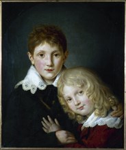 Paul (1804-1880) and Alfred (1810-1857) de Musset children, 1813.