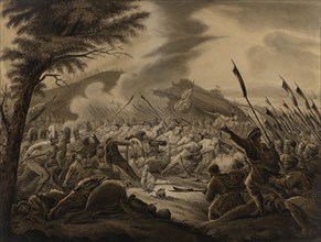 The Battle of Raclawice on 4 April 1794, 1841. Creator: Pilinski, Adam (1810-1887).