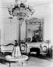 Blue Room, White House, Washington, D.C., c1890.