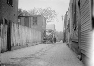 Alley Clearance. Slum Views, 1915