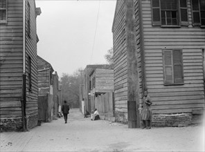 Alley Clearance. Slum Views, 1916