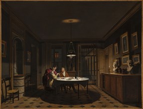 Après le Souper (After dinner), c. 1830. Private Collection.