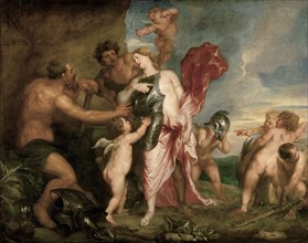The Visit of Venus to Vulcan, 1631-1632. Creator: Dyck, Sir Anthony van (1599-1641).