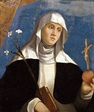 Saint Monica, ca 1510-1520. Creator: Palma il Vecchio, Jacopo, the Elder (1480-1528).