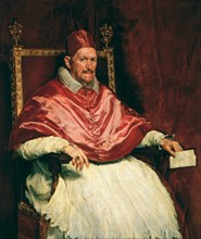 Portrait of Pope Innocent X (1574-1655), 1650. Creator: Velàzquez, Diego (1599-1660).