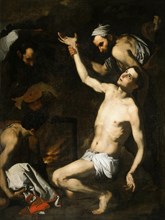 The Martyrdom of Saint Lawrence, c. 1616-1618. Creator: Ribera, José, de (1591-1652).