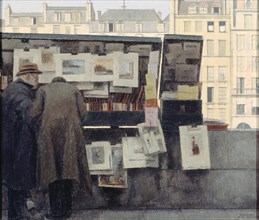 Bookseller on the Quai des Grands-Augustins, c1949.