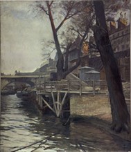 The Seine seen from Quai d'Orsay, 7th arrondissement, 1899.
