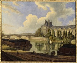 Pont Royal and the Pavillon de Flore, seen from Quai Voltaire, 1831.