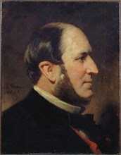 Portrait of Baron Haussmann (1809-1891), prefect of the Seine, 1867.