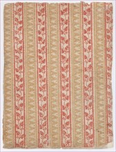 Sheet with five borders with abstract and floral designs, 19th century.