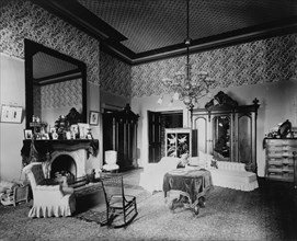 Bedroom in the White House, Washington, D.C., 1893.