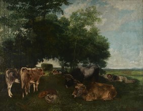 La sieste pendant la saison des foins, between 1867 and 1868.
