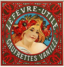 Lefèvre - Utile Gaufrettes Vanille , c. 1900. Private Collection.