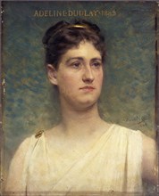 Adeline Dudlay (1858-1934), member of the Comédie-Française, 1885.