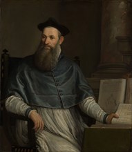 Portrait of Daniele Barbaro (1513-1570), c. 1560. Creator: Veronese, Paolo (1528-1588).