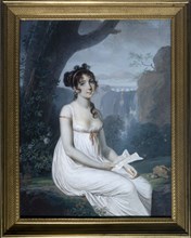 Portrait thought to be the singer Carolina Bianchi, c1806.