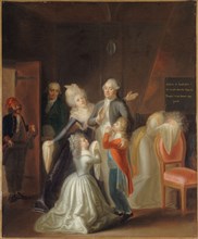 Louis XVI's farewell to his family, January 20, 1793, 1794.