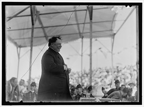 William Howard Taft, c1909-1917. US president making a speech.