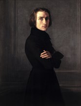 Portrait of Franz Liszt (1811-1886), composer and pianist, 1839.