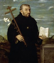 Saint Nicholas of Tolentino, 1556-1557. Creator: Moroni, Giovan Battista (1520/25-1578).