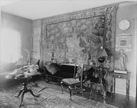 Living room in St. Gaudens, Windsor, Vermont, c1920. Creator: Frances Benjamin Johnston.