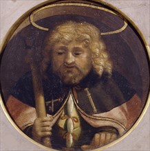 Saint Roch (Polittico di Berbenno), 1510-1515. Creator: Previtali, Andrea (ca 1480-1528).