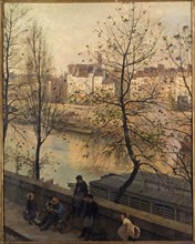 The Seine, at Quai Bourbon, 4th arrondissement, 1887.