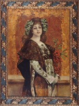 Portrait of Sarah Bernhardt (1844-1923), in "Gismonda", c1896.