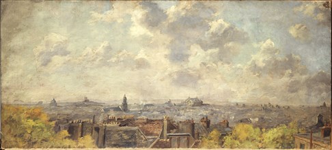 Panoramic view of Paris, taken from rue Victor-Masse, 04–1886.
