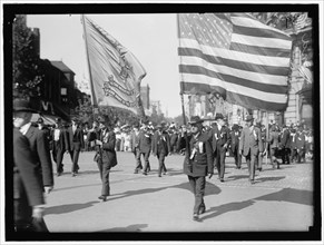 Parade On Pennsylvania Ave - Indiana Unit, between 1910 and 1921.