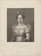 Portrait of the opera singer Anna Milder-Hauptmann (1785-1838) , 1815. Private Collection.