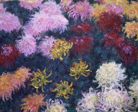 Massif de chrysanthèmes (Bed of Chrysanthemums), 1897. Creator: Monet, Claude (1840-1926).