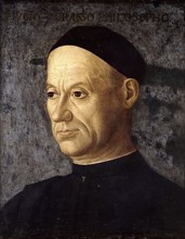 Portrait of the philosopher Lucio Crasso, ca 1465. Creator: Bastiani, Lazzaro (1429-1512).