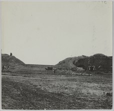 Panorama de la Brèche, Fort d'Issy, Issy-les-Moulineaux, 1871.
