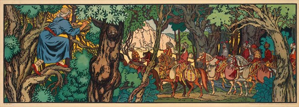 Illustration for Arabian Fairy Tales, 1932. Private Collection.